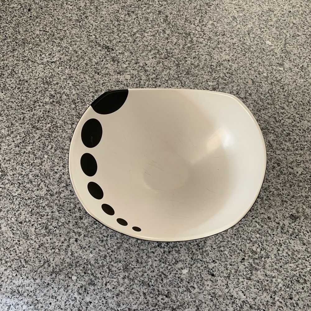 Black and White Ceramic Bowl